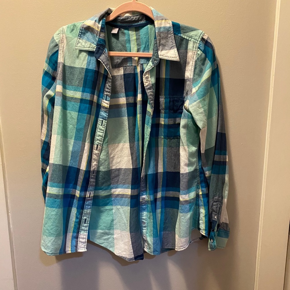 Flannel, size large but fits medium